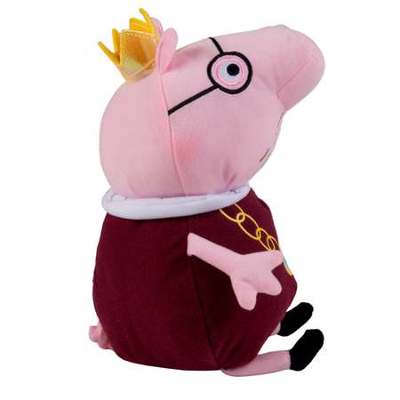 Игрушка мягкая Свинка Пеппа Pig Папа Свин Король 31154