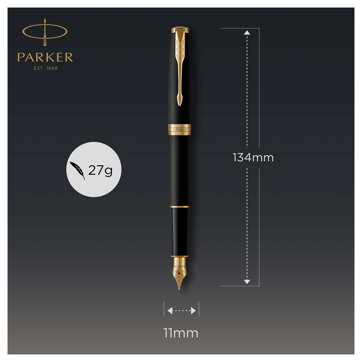 Ручка перьевая PARKER 1 шт. - фото 4