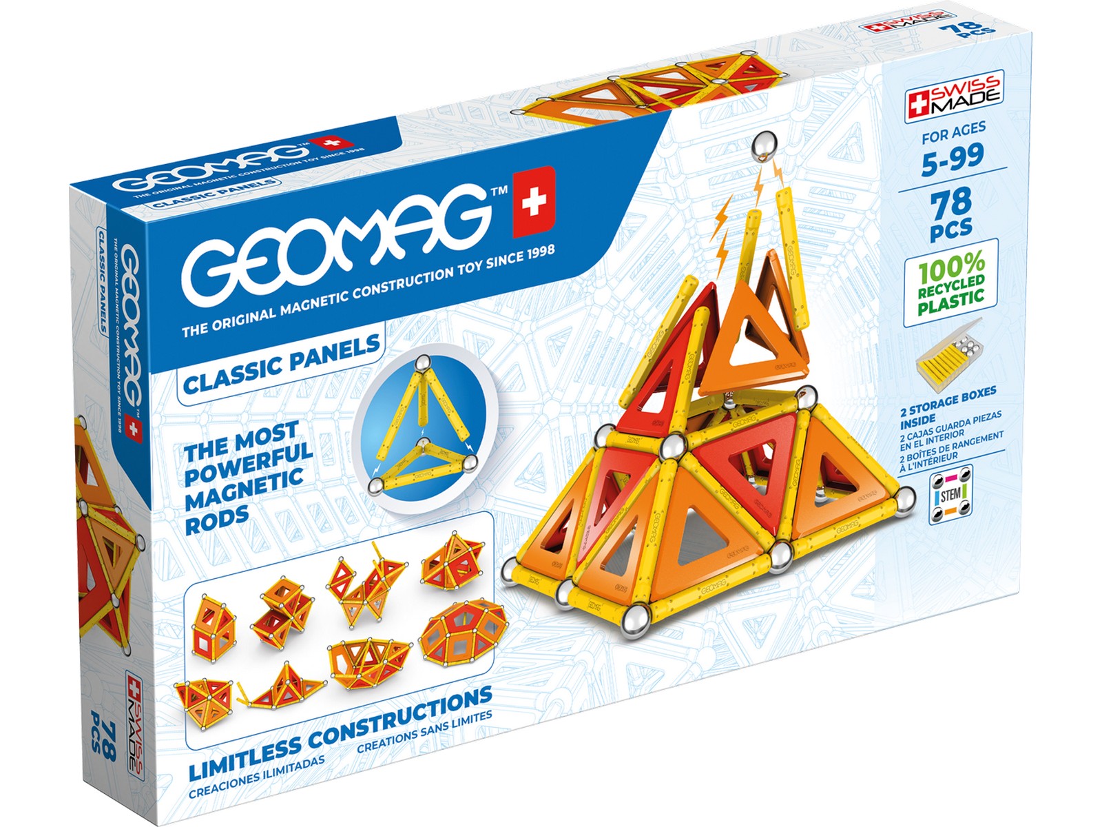 Конструктор Geomag магнитный 78 дет. - фото 3