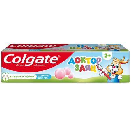 Зубная паста Colgate Доктор Заяц со вкусом жвачки c 2лет 50мл