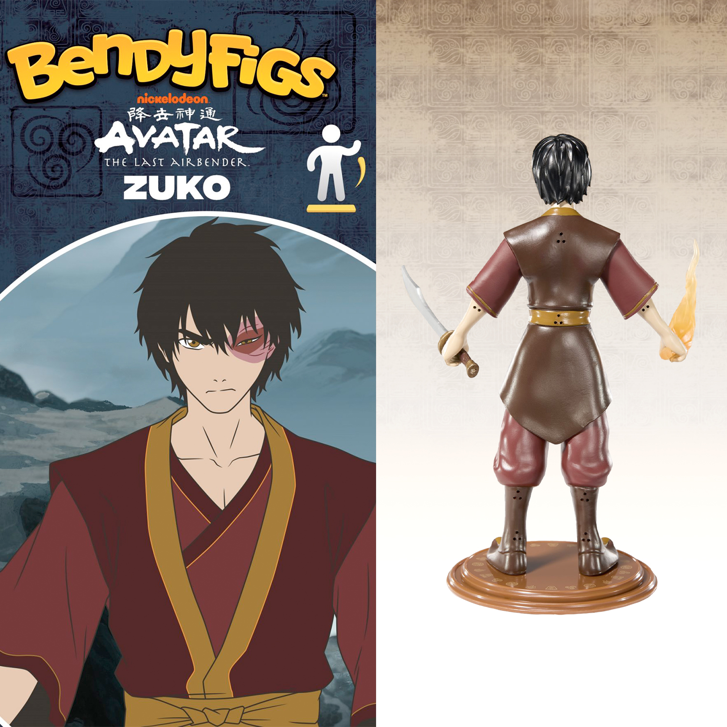Фигурка AVATAR Bendyfig Зуко 19.5 см гибкая - фото 14