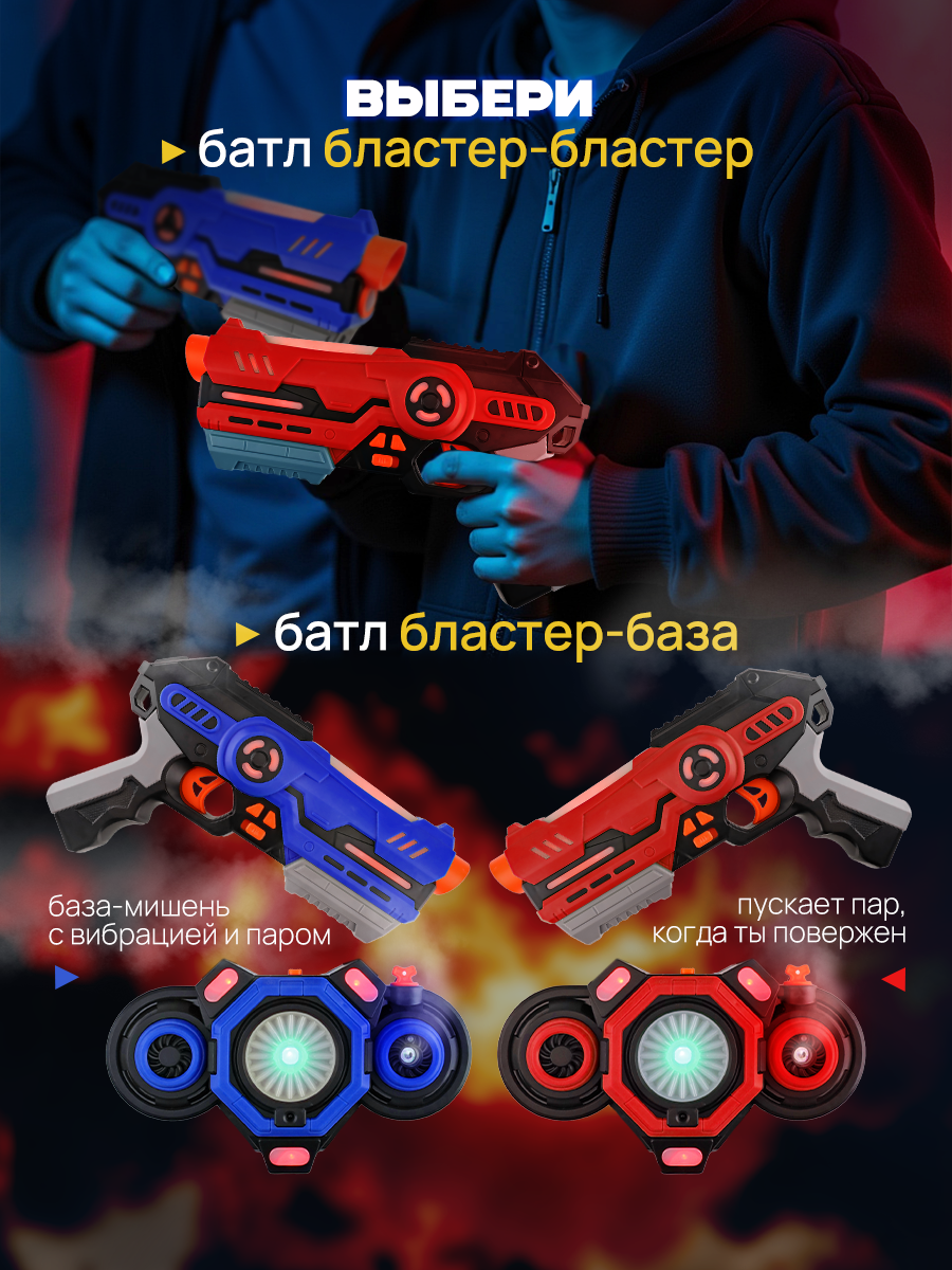 Бластер Рыжий кот Синий и красный - фото 5