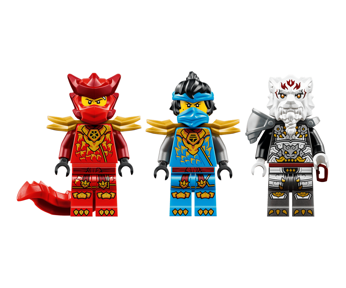 Конструктор LEGO NINJAGO Зилвар и Дракон-зверь Гримтак 232 дет. - фото 3