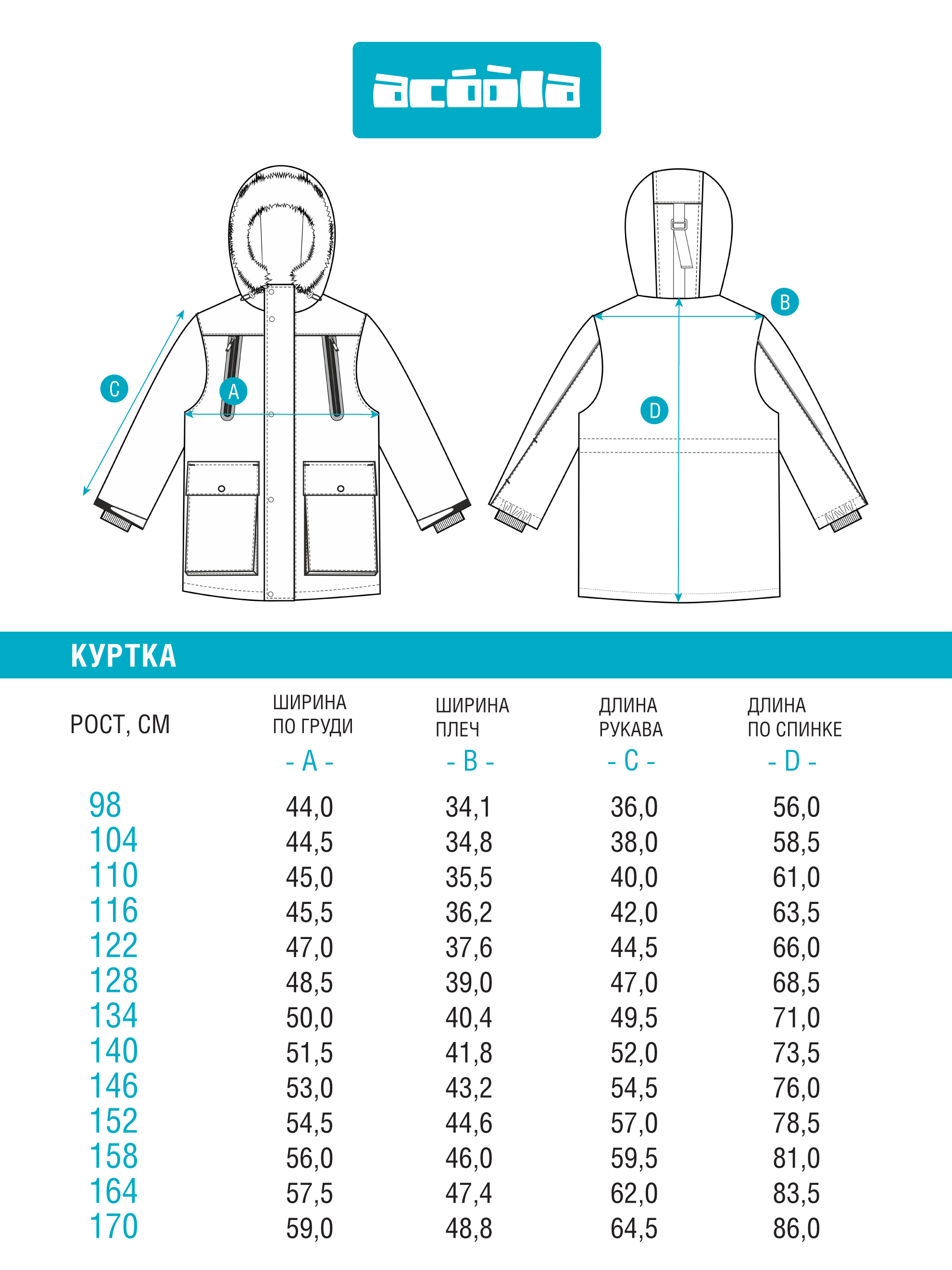 Куртка Acoola 20130770005_0081318 - фото 10