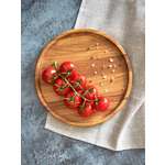 Блюдо круглое Plates and More деревянное