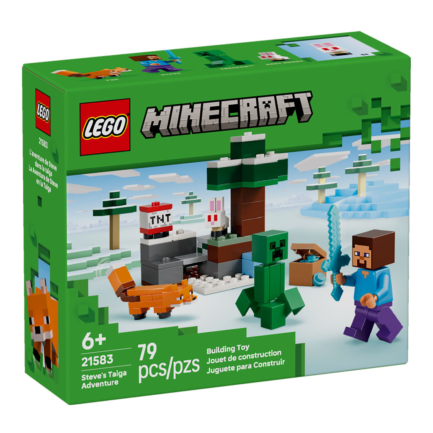 Конструктор LEGO Minecraft Приключения Стива 79 дет. - фото 2