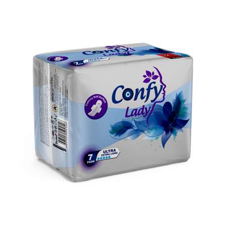 Прокладки гигиенические CONFY Lady Ultra extralong 7 шт