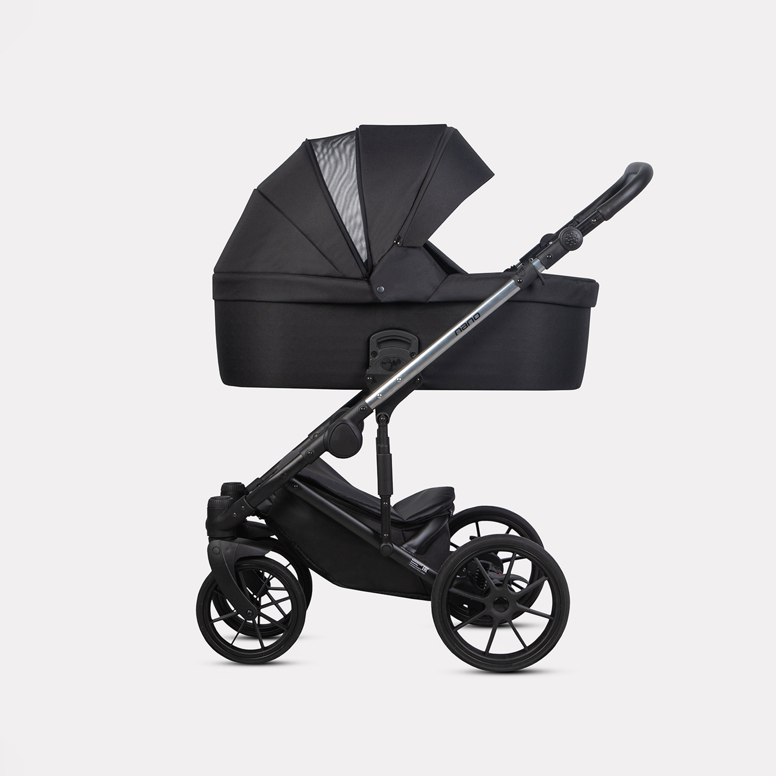 Коляска 2в1 Riko Nano Thermo черный - фото 3