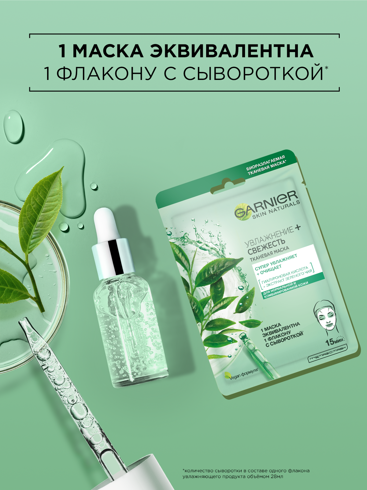 Маска тканевая GARNIER - фото 4