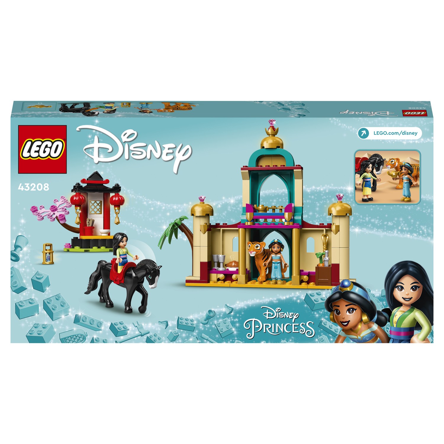 Конструктор LEGO Disney Princess Приключения Жасмин и Мулан 176 дет. - фото 3