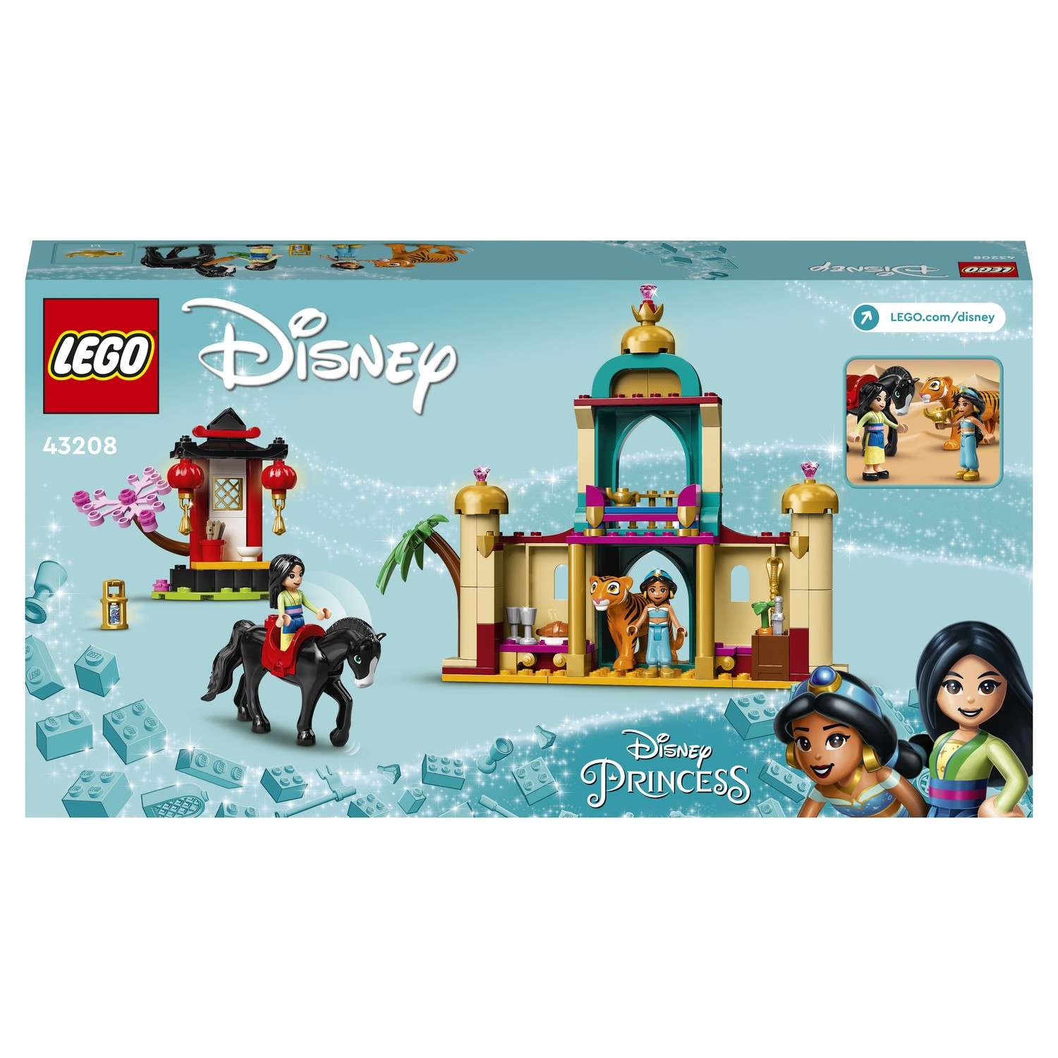Конструктор LEGO Disney Princess Приключения Жасмин и Мулан 176 дет. - фото 3