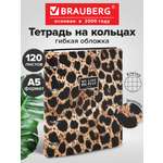 Тетрадь со сменным блоком Brauberg клетка 120 лист.
