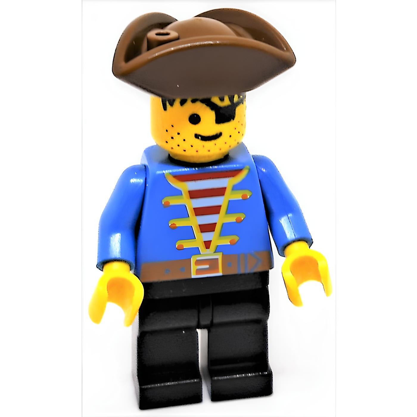 Изображение товара Минифигурка LEGO Pirates Bucaneer с синей курткой и повязкой на глазу Изображение товара Минифигурка LEGO Pirates Bucaneer с синей курткой и повязкой на глазу