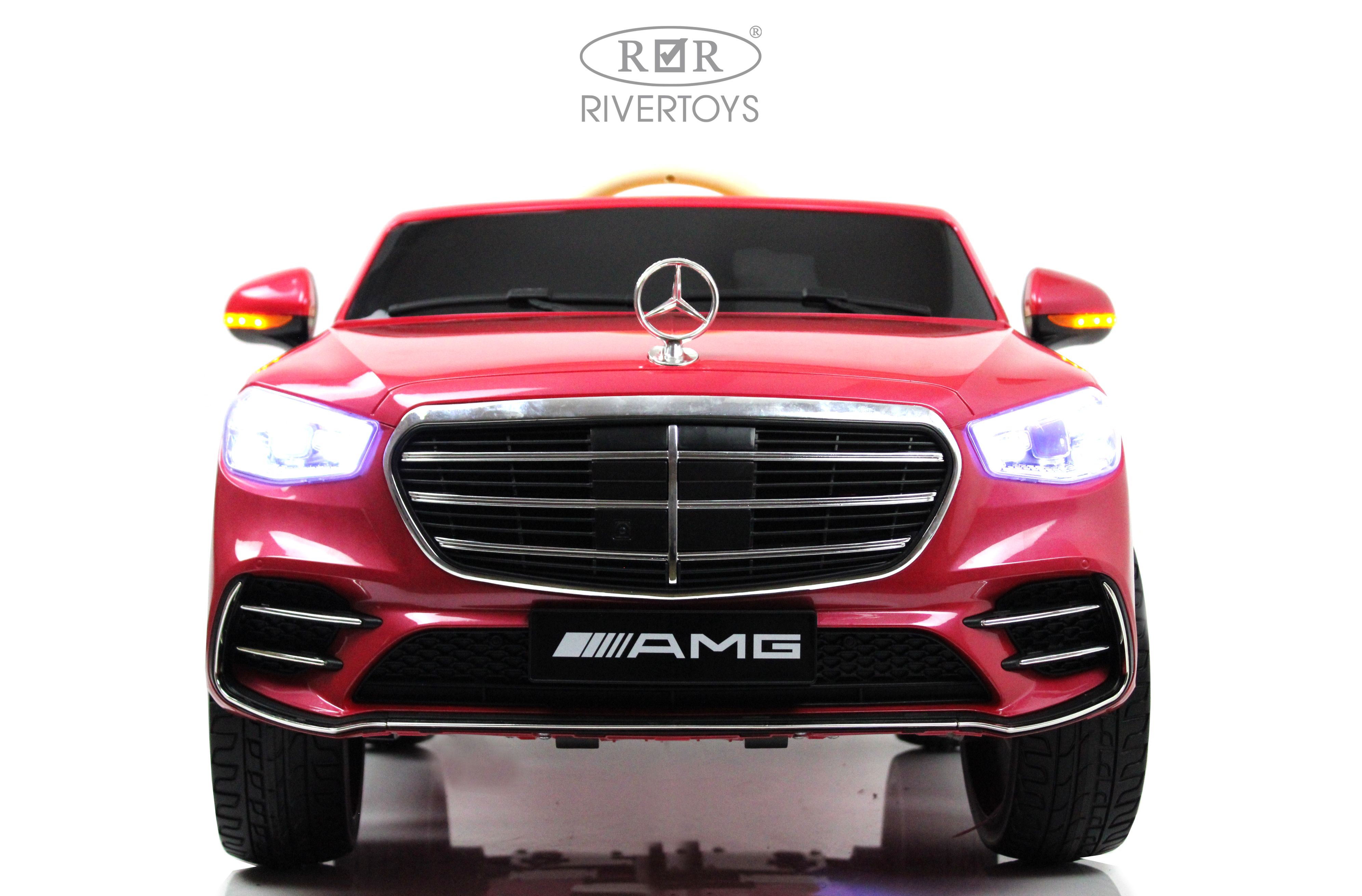 Электромобиль RIVERTOYS Mercedes М333БХ-PINK-GLANEC С пультом ДУ - фото 10