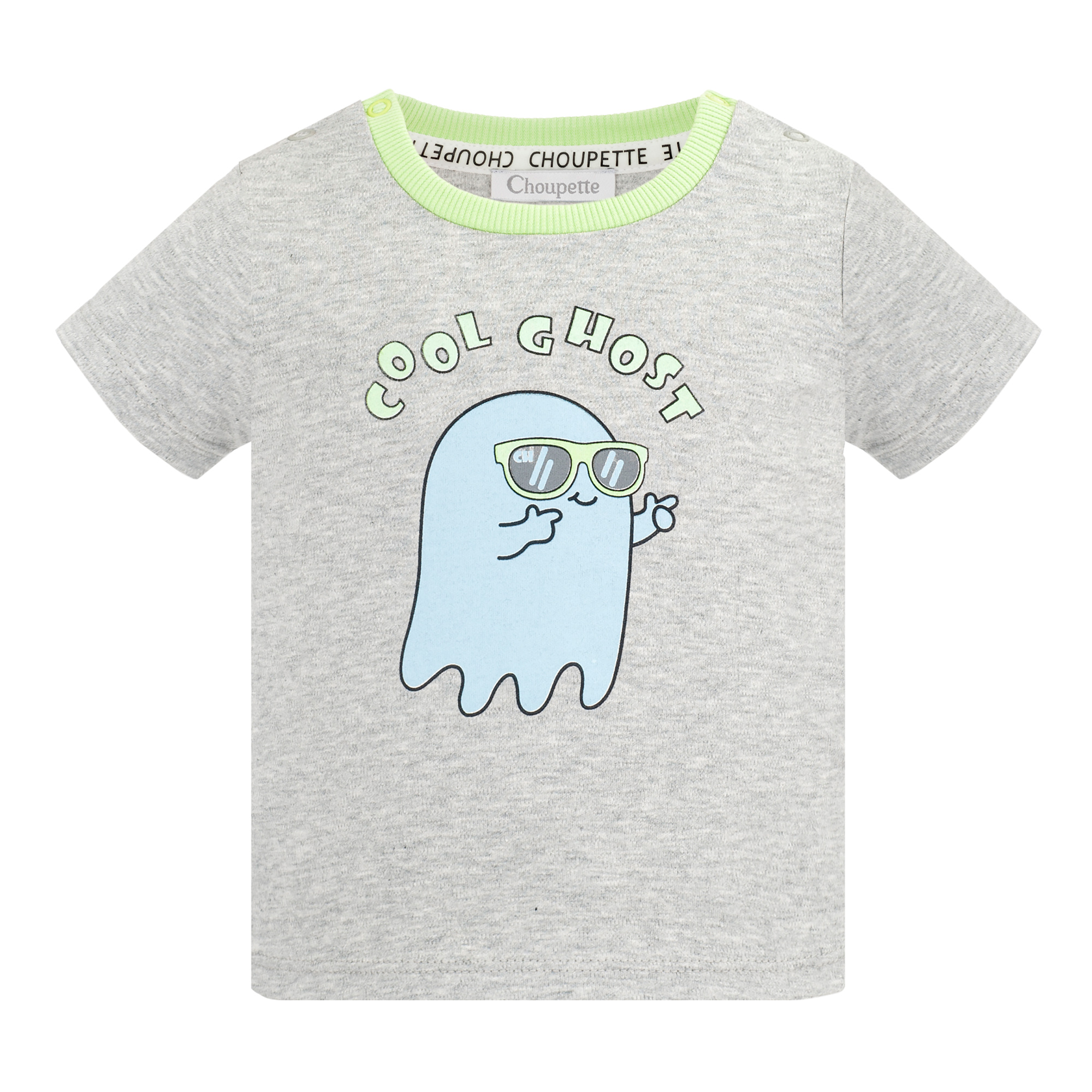 Изображение товара Легкая футболка для мальчика CHOUPETTE 68 серый меланж