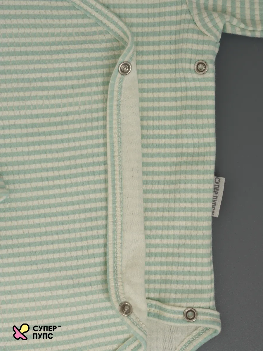 Боди 3 шт Супер Пупс нбр/3пр/бд/зап/зеленыецветочки - фото 20