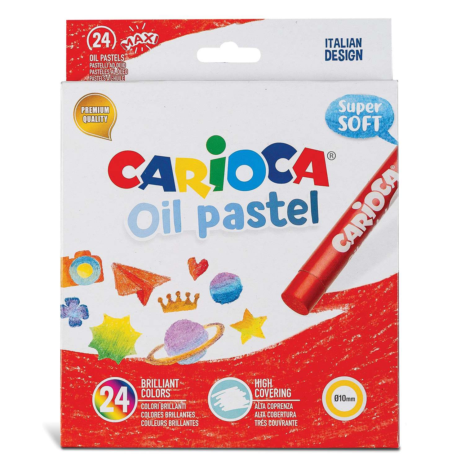 Пастель художественная сухая CARIOCA 24 шт. - фото 1
