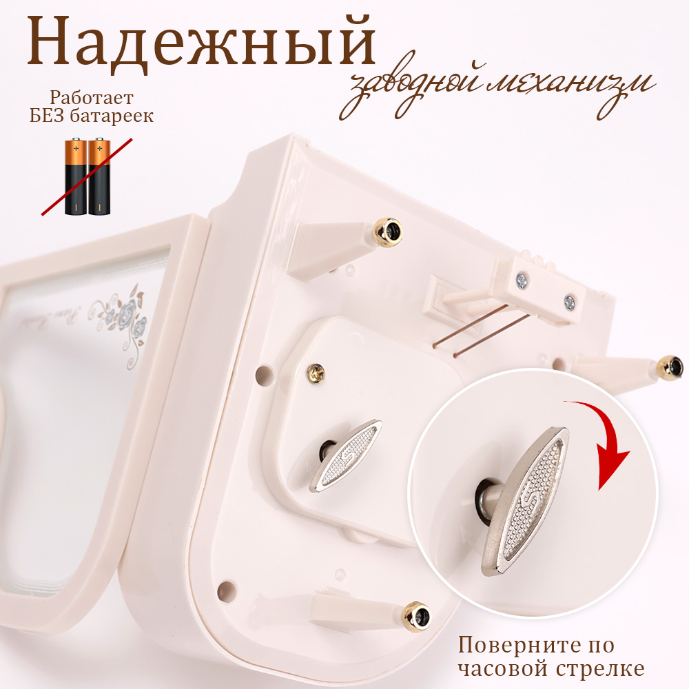 Детская Шкатулка музыкальная TIPTOPOLIS Рояль белый - фото 4