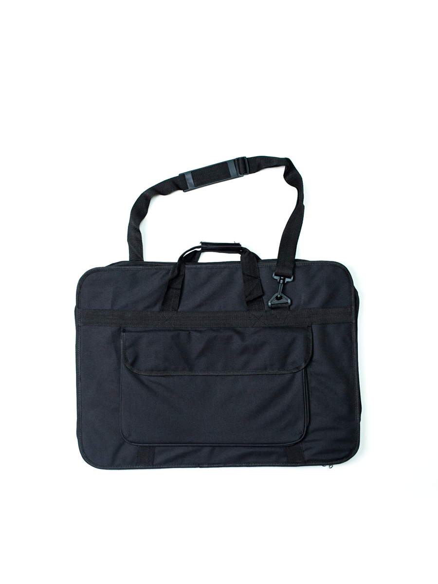 Сумка-портфолио Малевичъ для работ А2 с карманом черная - фото 5