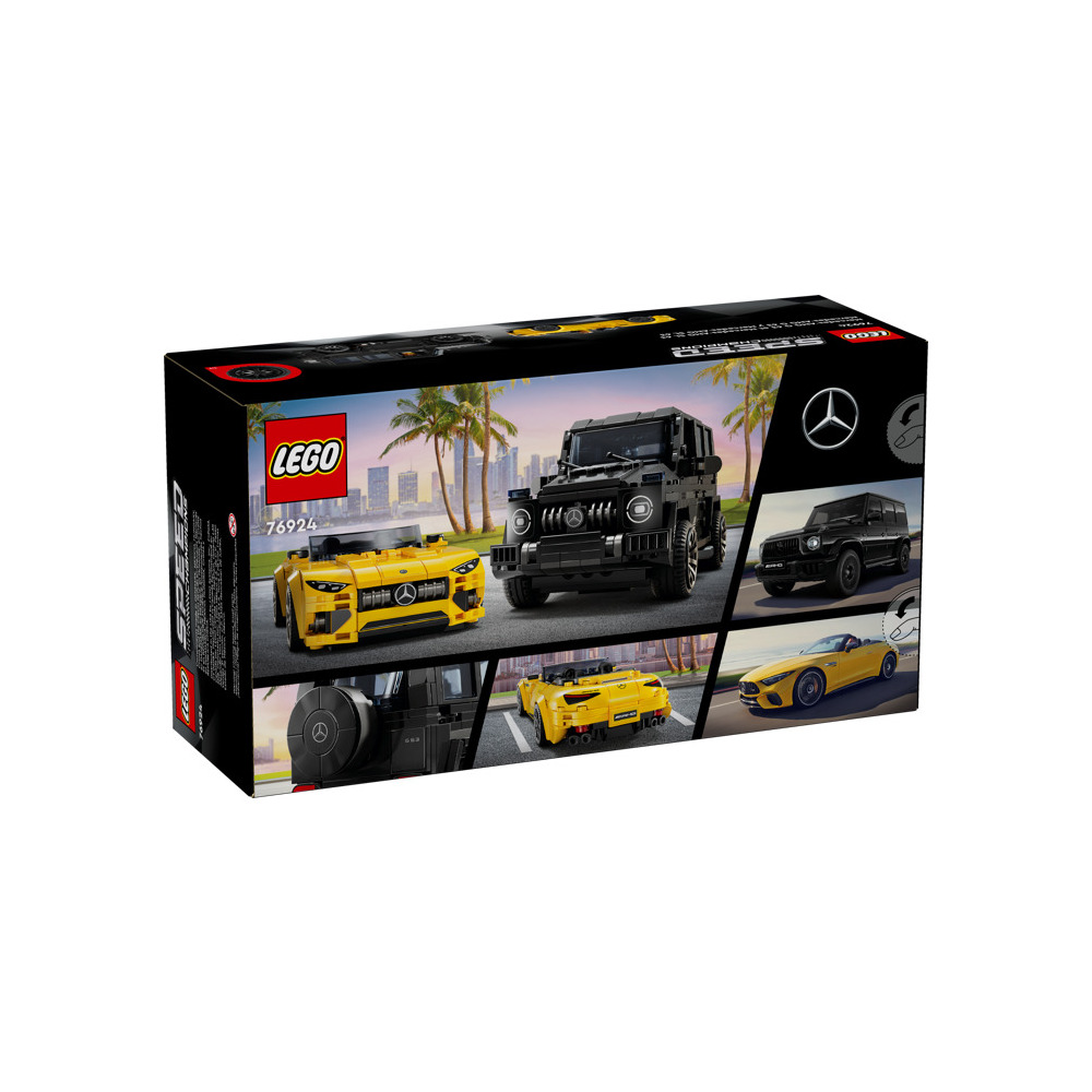 Конструктор LEGO Speed Champions Mercedes-AMG G63 и SL 63 76924 140 дет. - фото 7