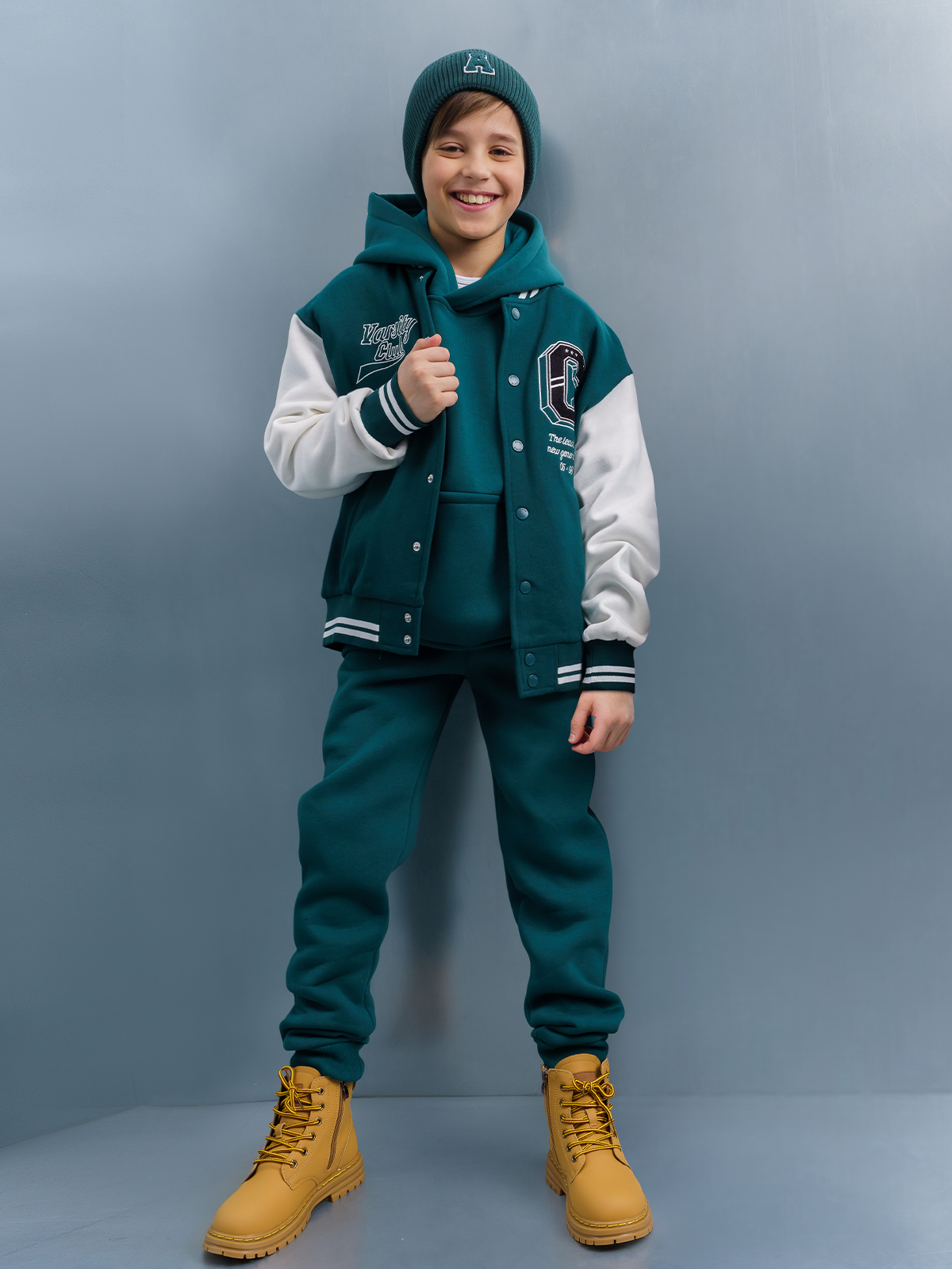 Костюм MALINAKIDS SKFL2092021IZUMR - фото 1