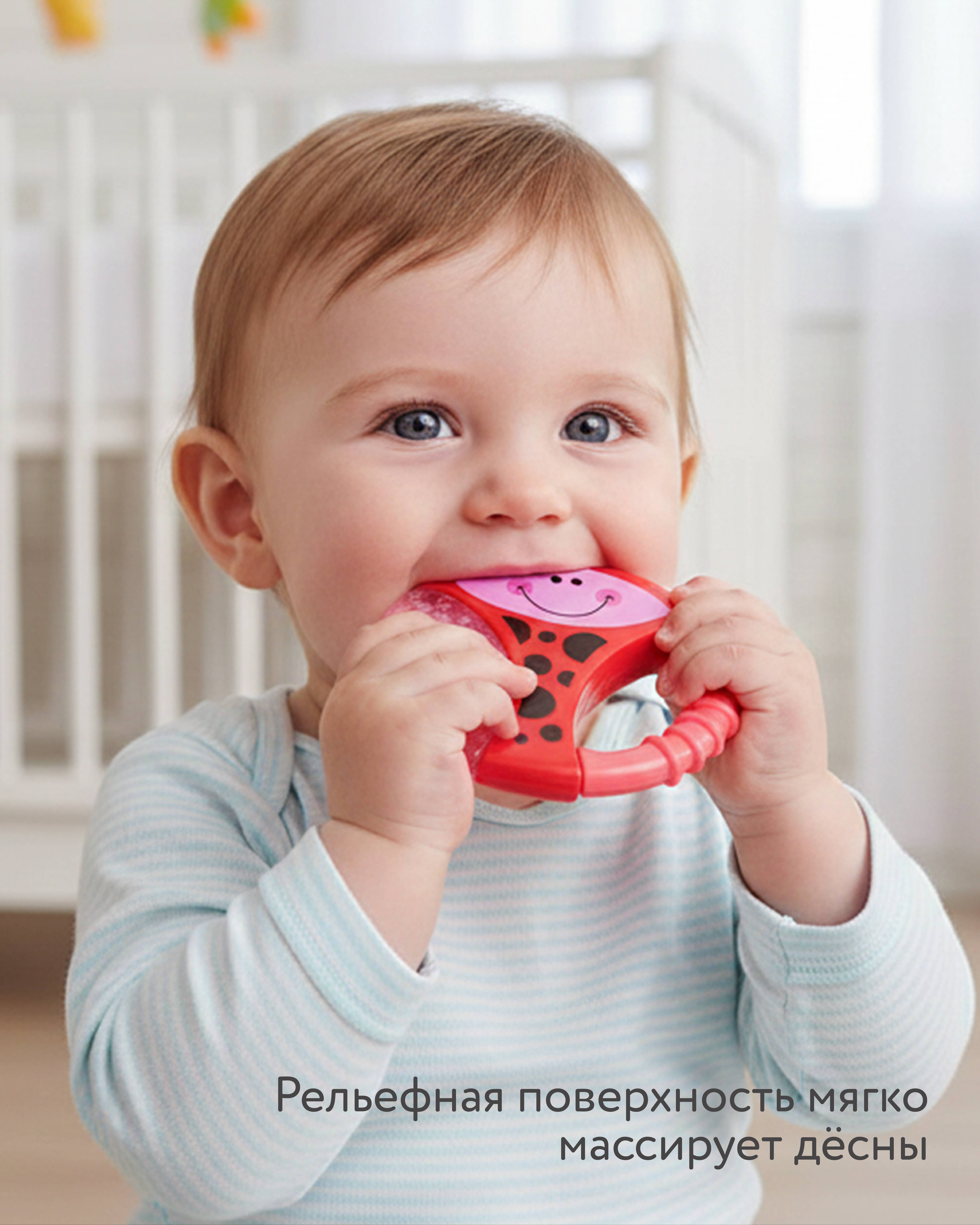 Прорезыватель BabyGo Божья коровка - фото 2