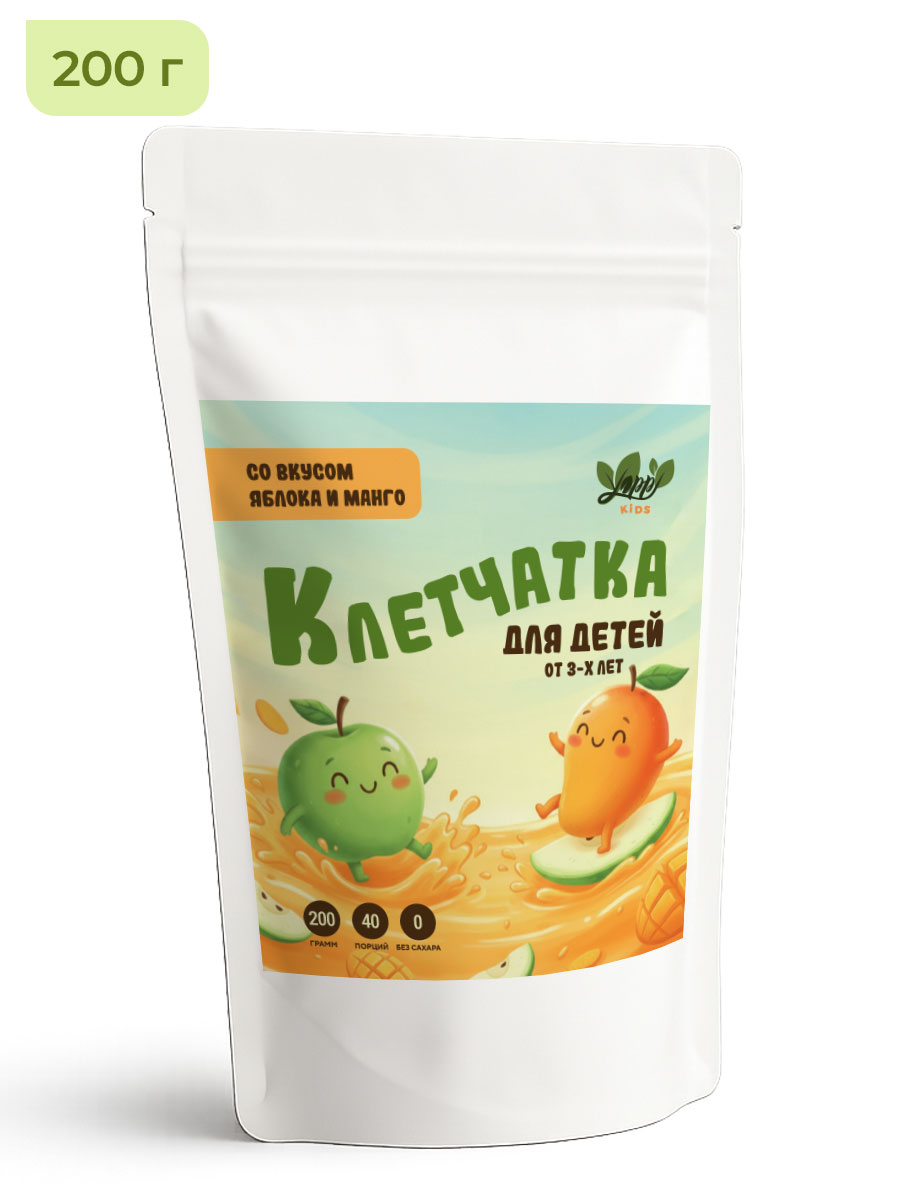 Клетчатка для детей Yappi с яблоком - фото 1