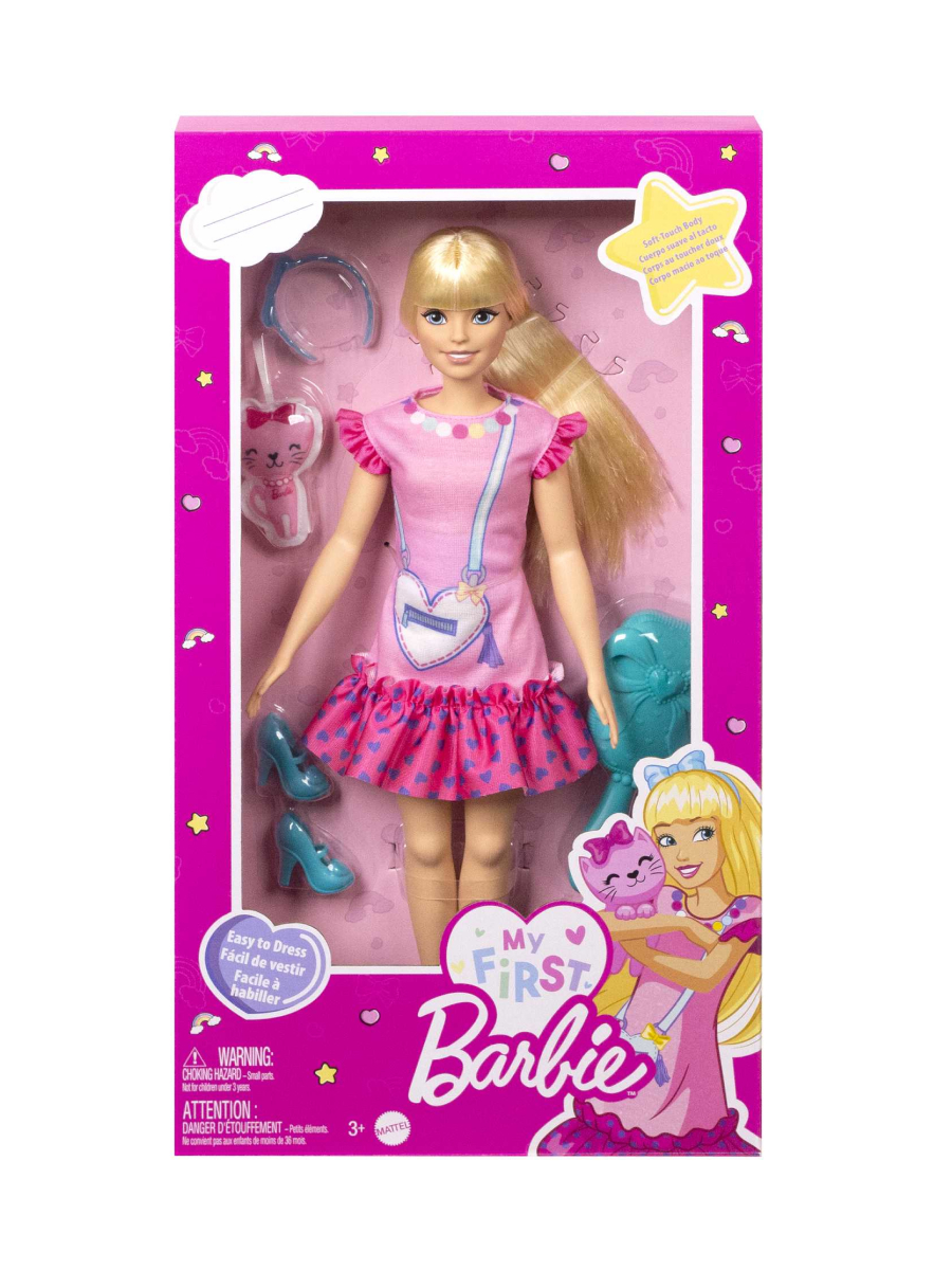 Кукла модельная Barbie My first Barbie Малибу высота 34 см HLL19 - фото 4