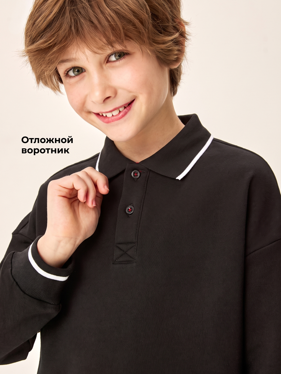 Свитшот NIKASTYLE 4ш70526 черный - фото 5