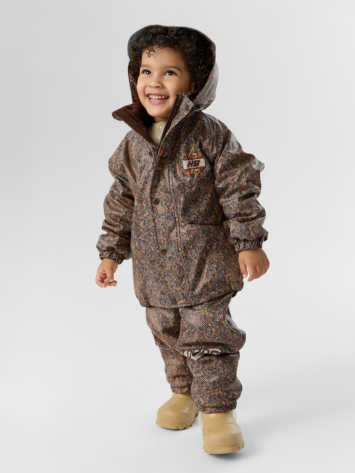 Куртка и полукомбинезон Happy Baby 88500-1_brown - фото 4