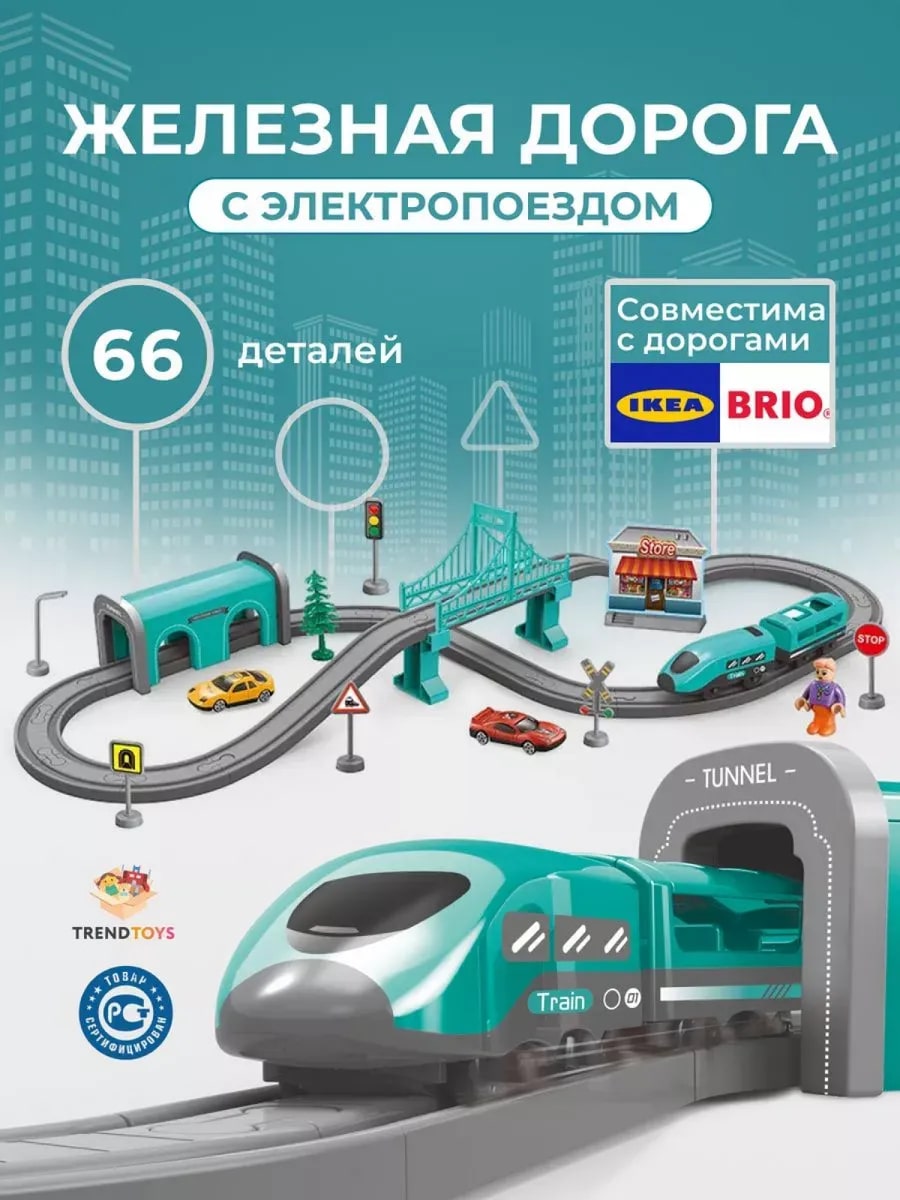 Набор железнодорожный TrendToys NTT1439 - фото 1