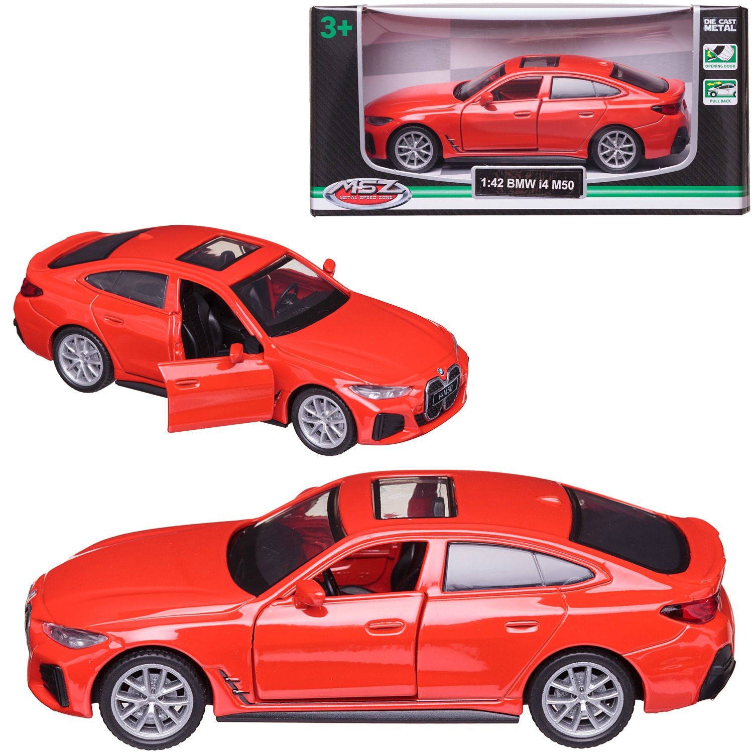 Автомобиль Abtoys BMW MSZ 1:43 WE-15970R - фото 2