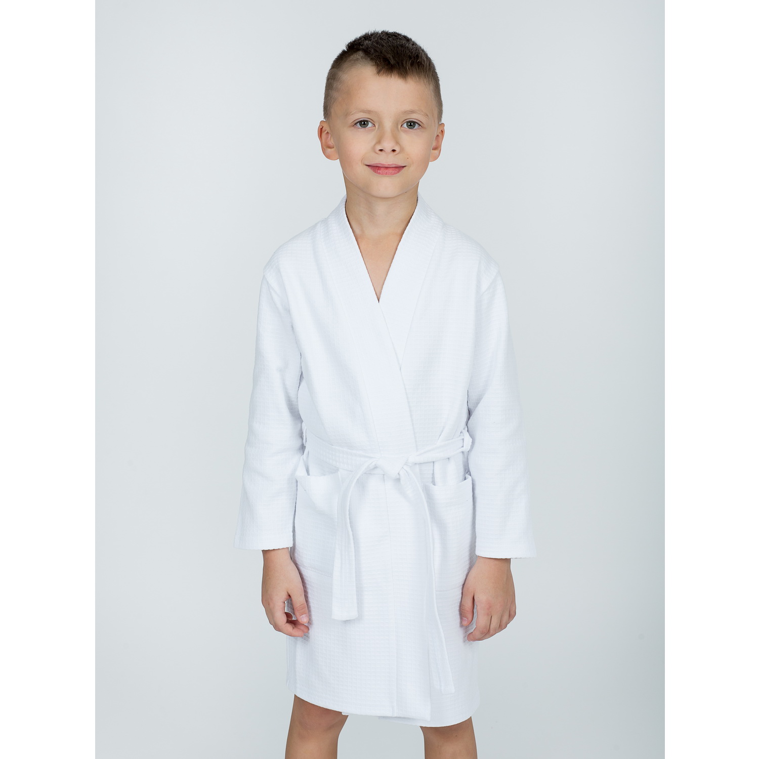 Халат KiMMi co К-1408913 белый - фото 7