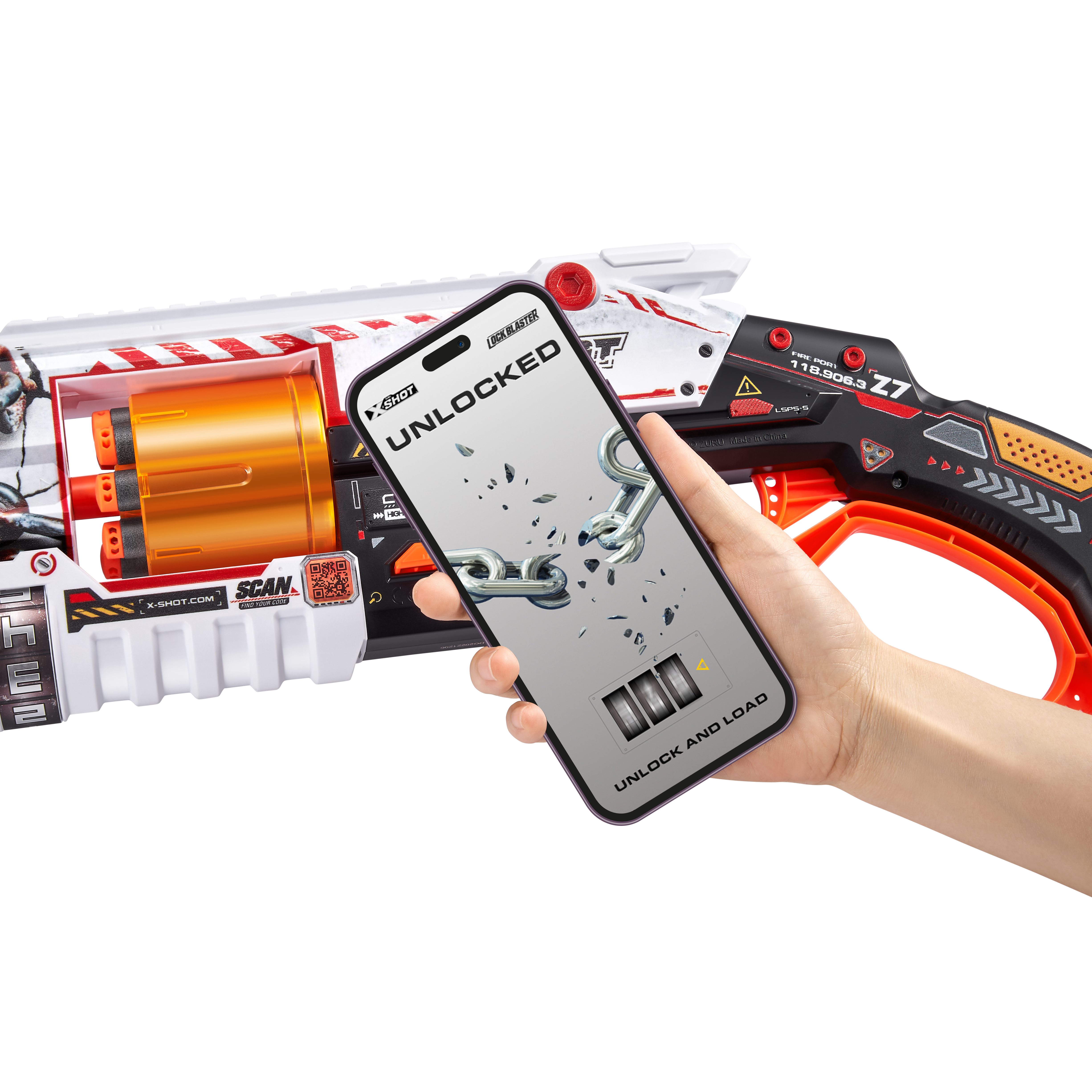 Бластер Zuru XSHOT  Skins Lock Gun - фото 8