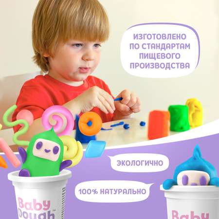 Тесто-пластилин BabyDough 4 цв.