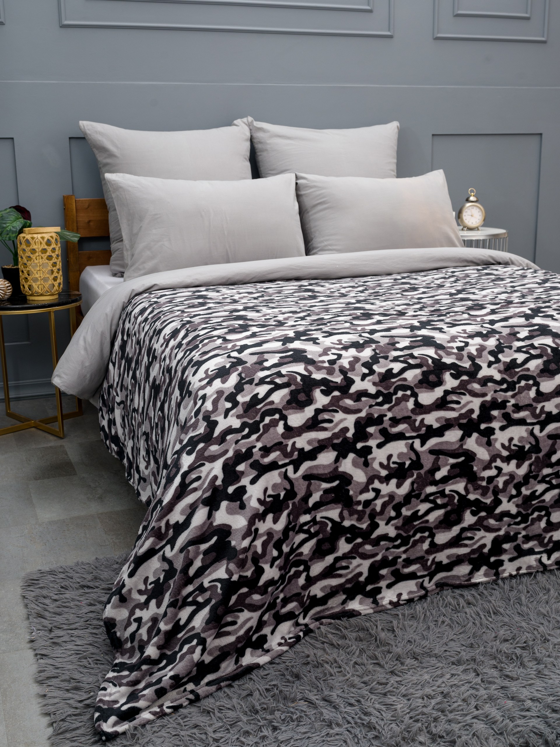 Плед PAVLine Аэро Софт Камуфляж 150 x 200 см - фото 7