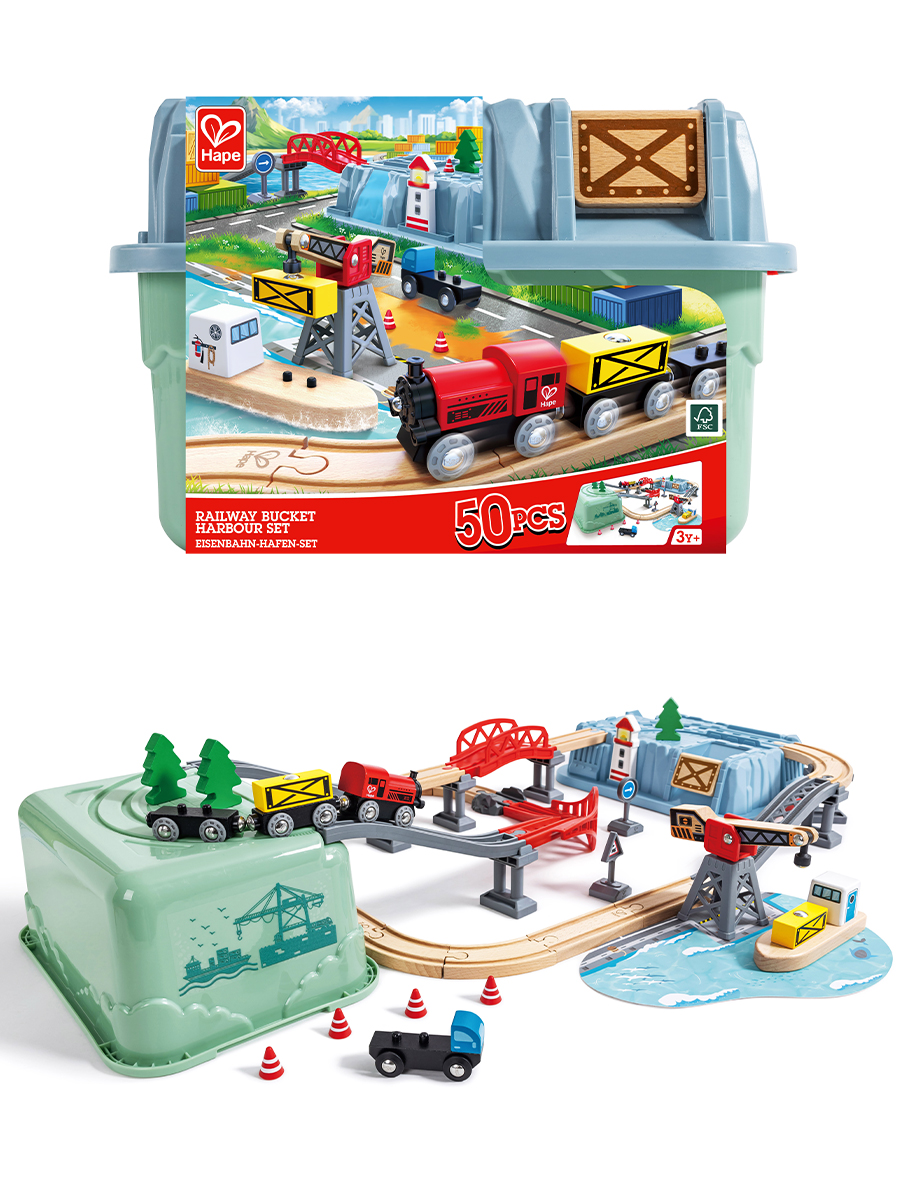 Набор железнодорожный Hape E8769_HP - фото 2