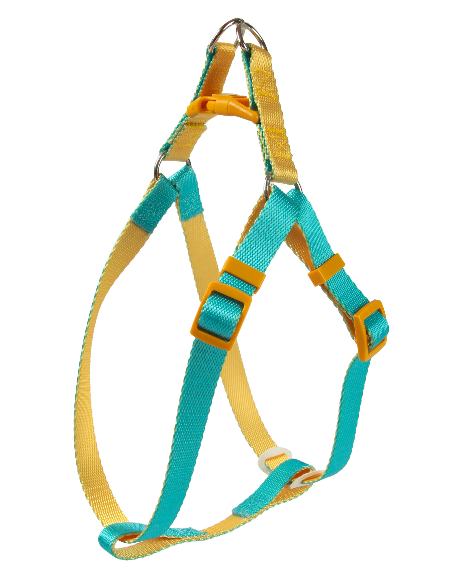 Шлейка для собак мелких пород Barbaks Двуцвет S 1.5*40-58см - фото 1