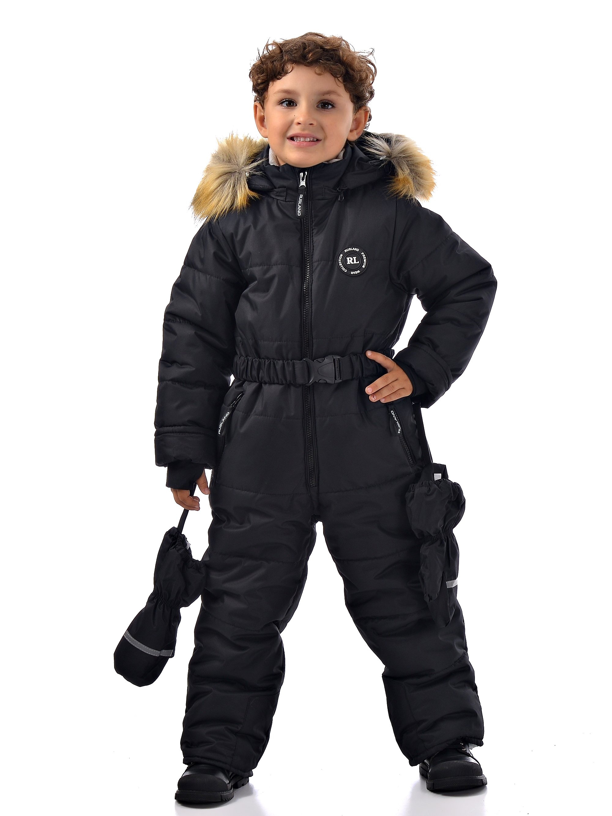 Комбинезон Rusland мз-комбинезон-31-22-глория-черный - фото 5