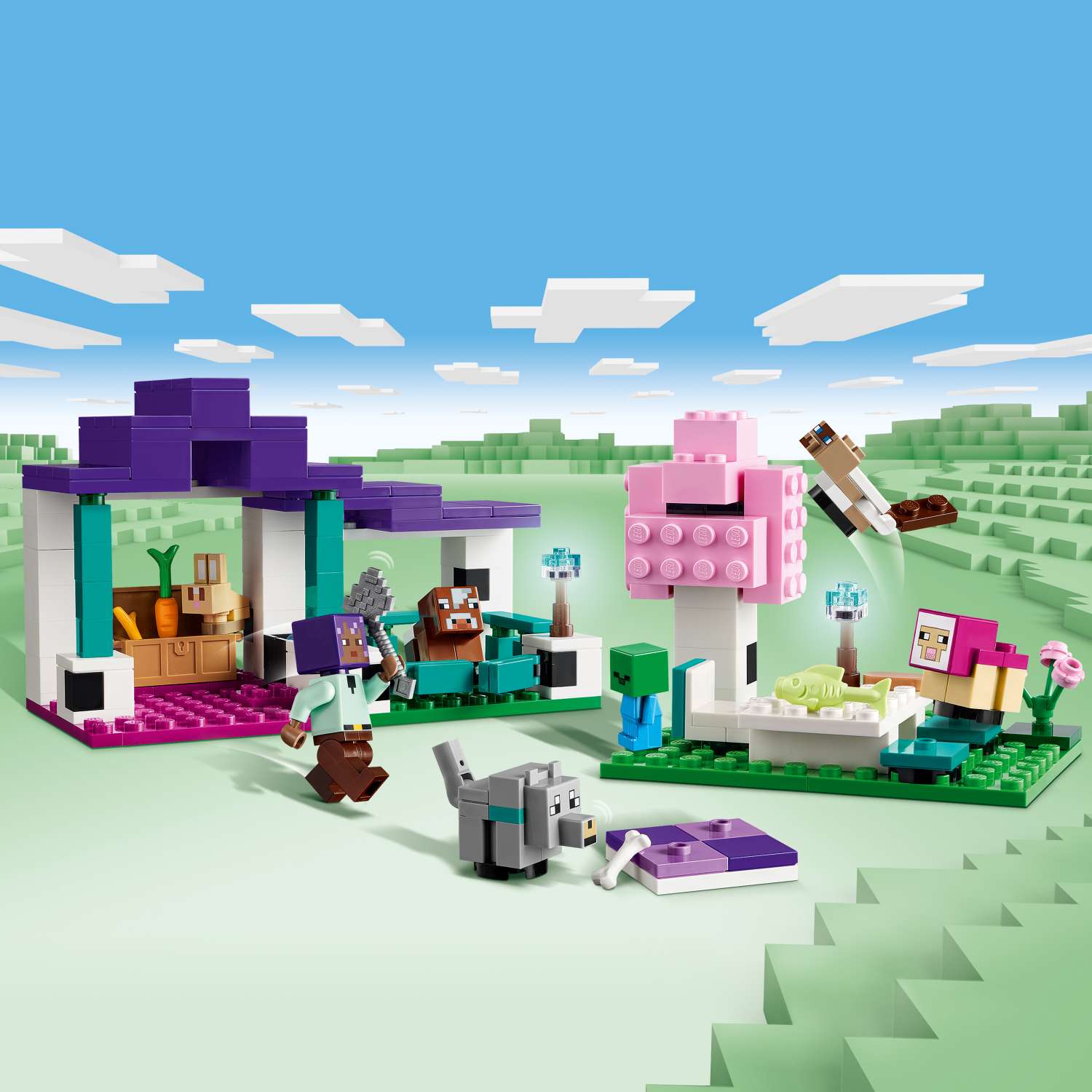 Конструктор LEGO Minecraft Заповедник для животных 206 дет. - фото 11