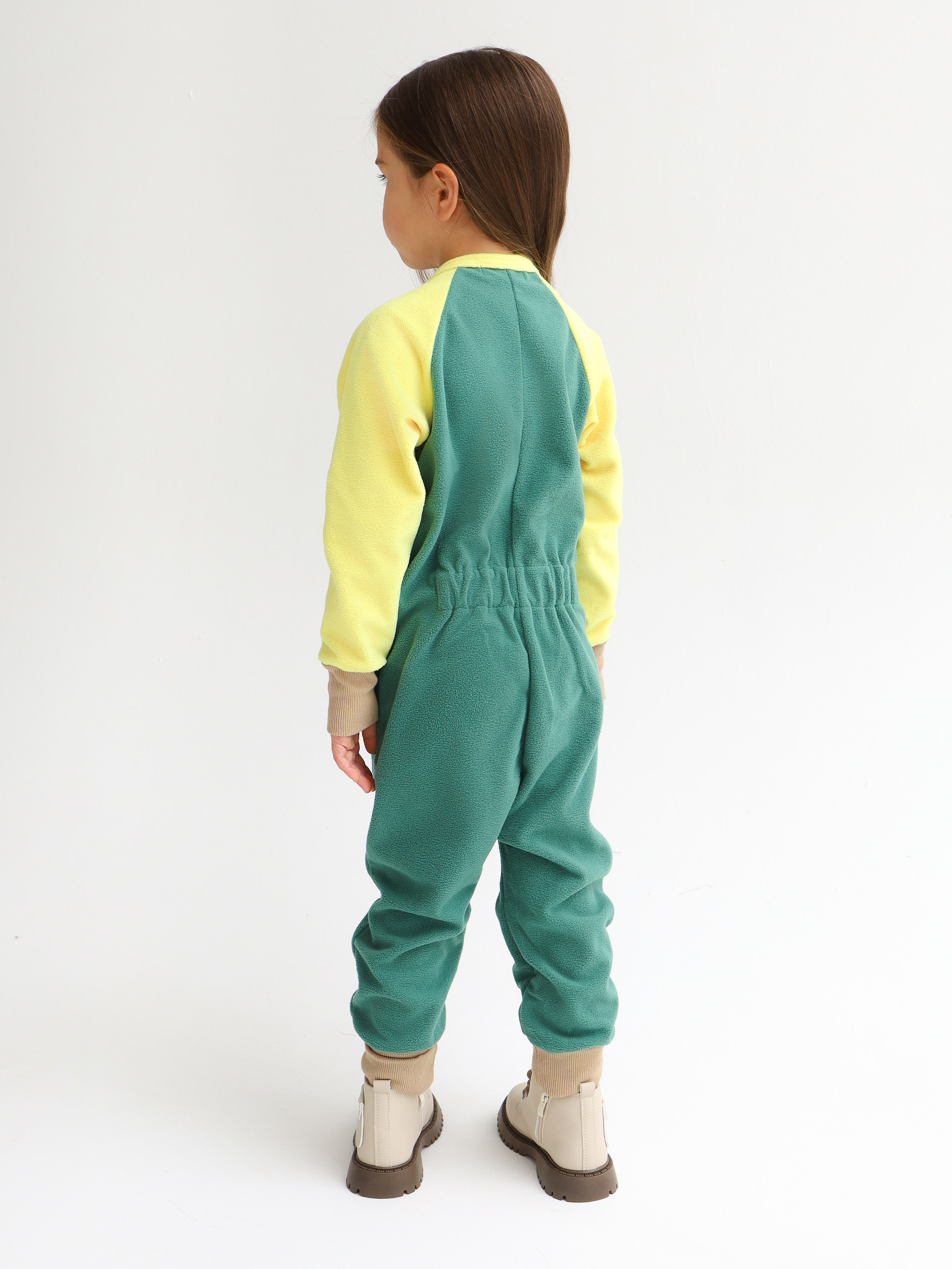 Комбинезон MINIDINO Т-К-011/ДКомбинезон-поддева детский Colour block васаби - фото 8