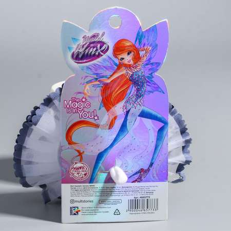 Бант для волос WINX пышный с синими лентами 10 сантиметров Winx