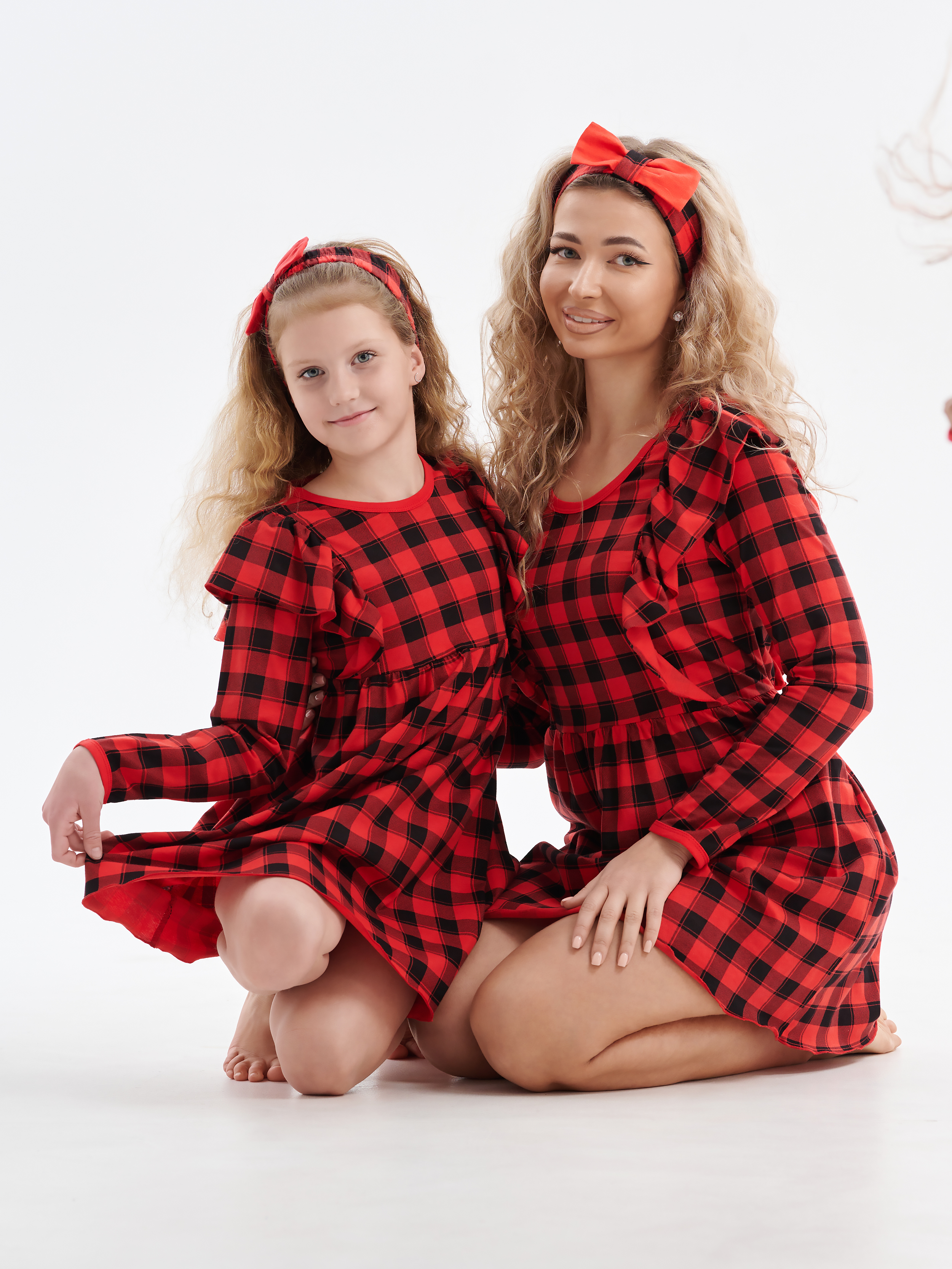 Платье КрутышОк Т-073 черный, красный - фото 4