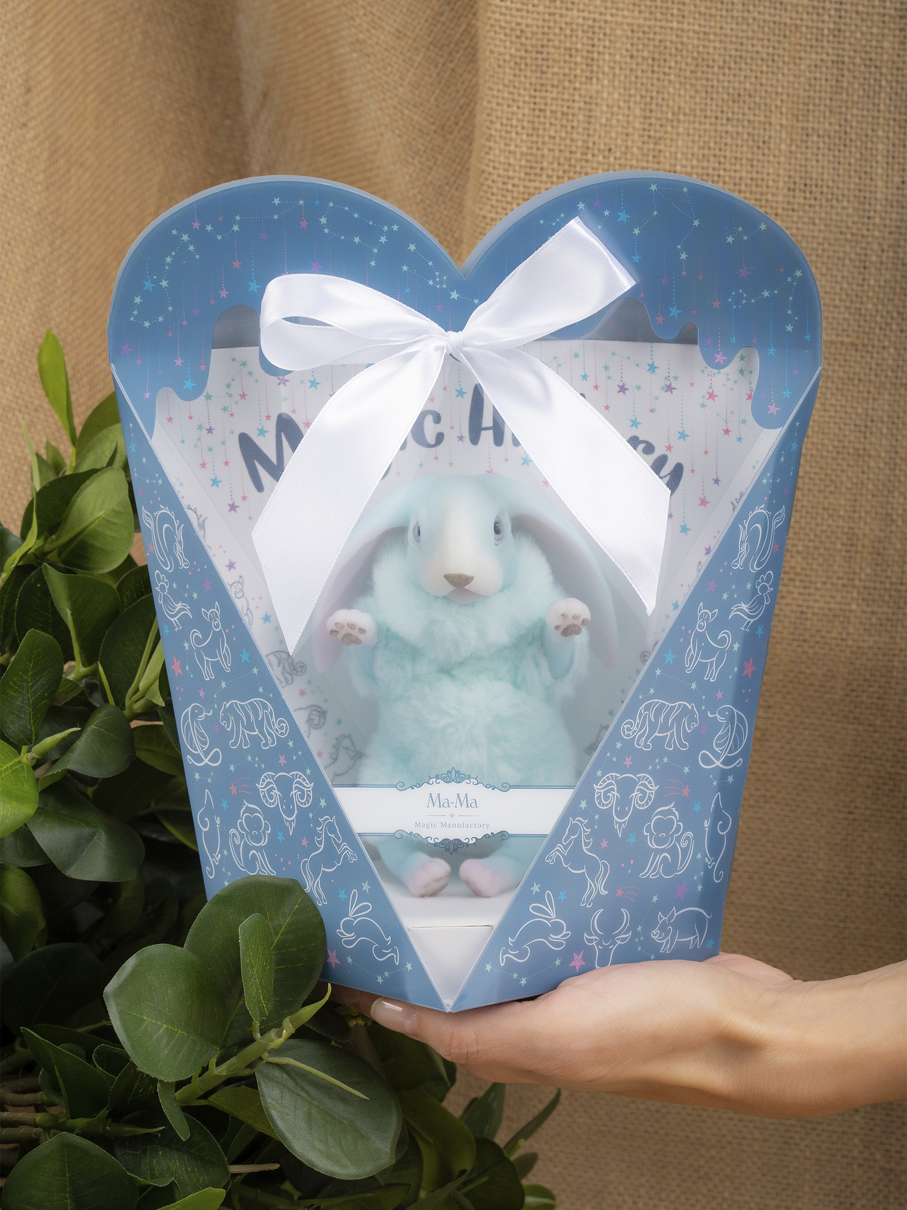 Кукла мини Magic Manufactory Magic history Зайчонок голубой высота 15 см 4631169404130 - фото 17