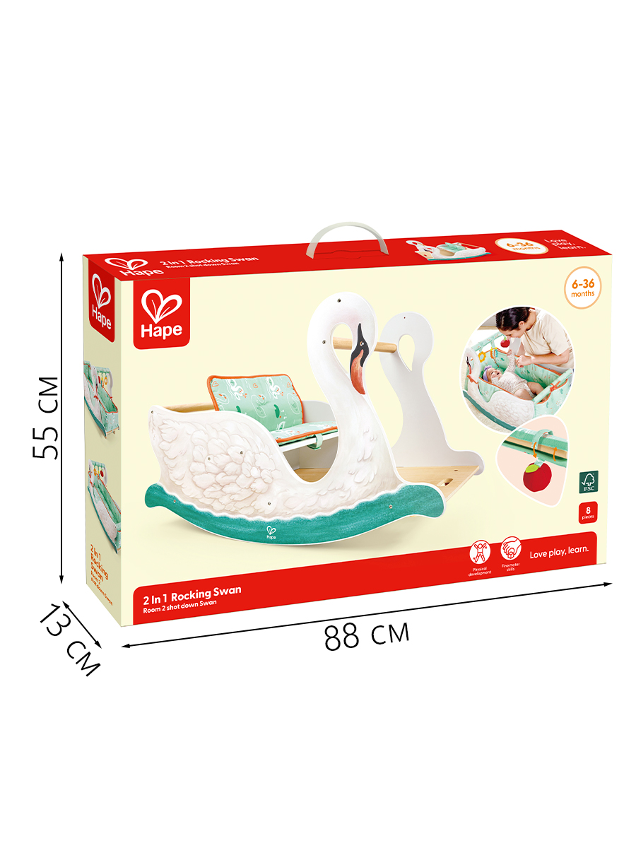 Качалка Hape лошадка, с ручкой - фото 13