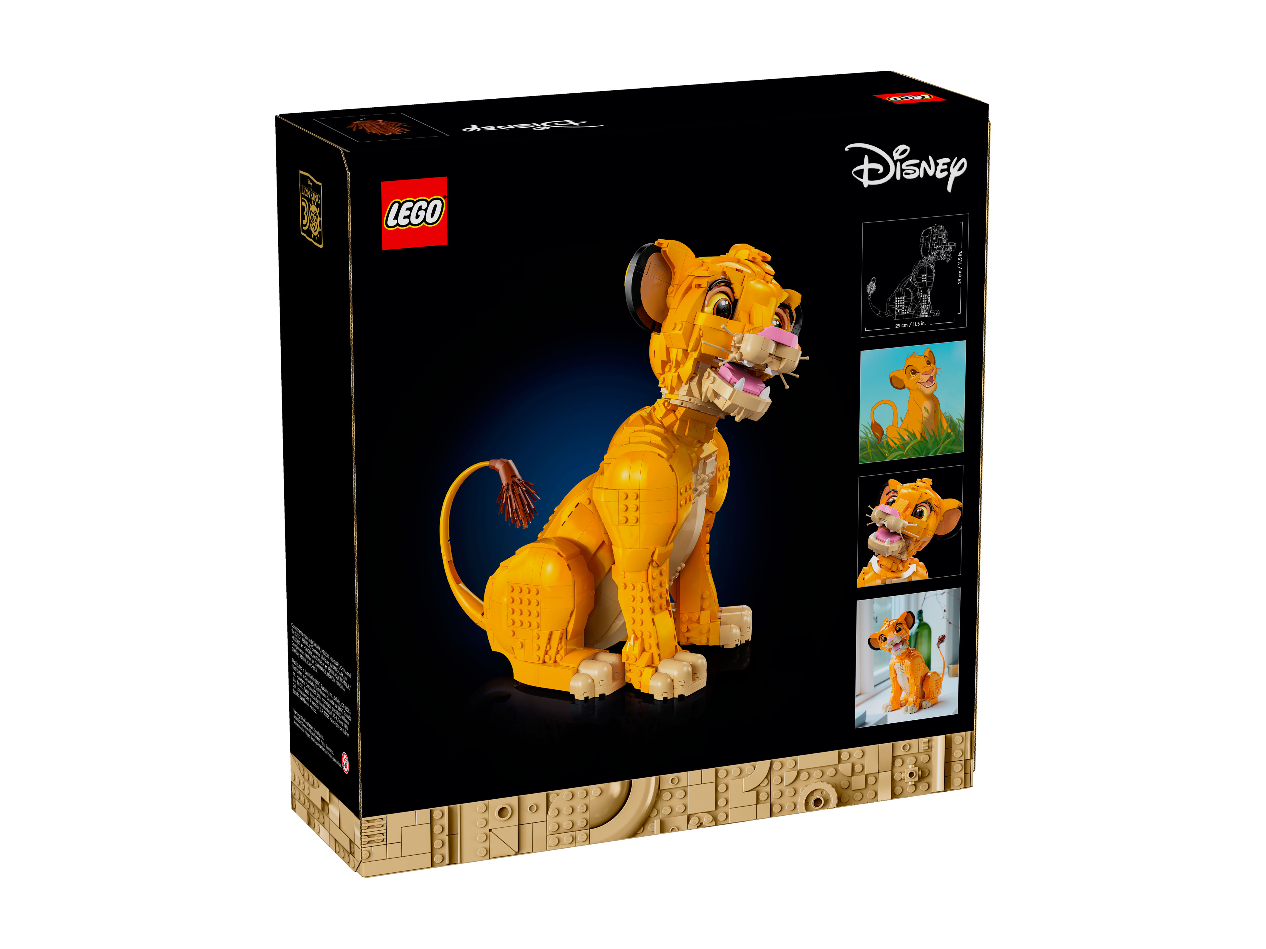Конструктор LEGO Disney Princess Коров Лев - юный Симба блочный - фото 5