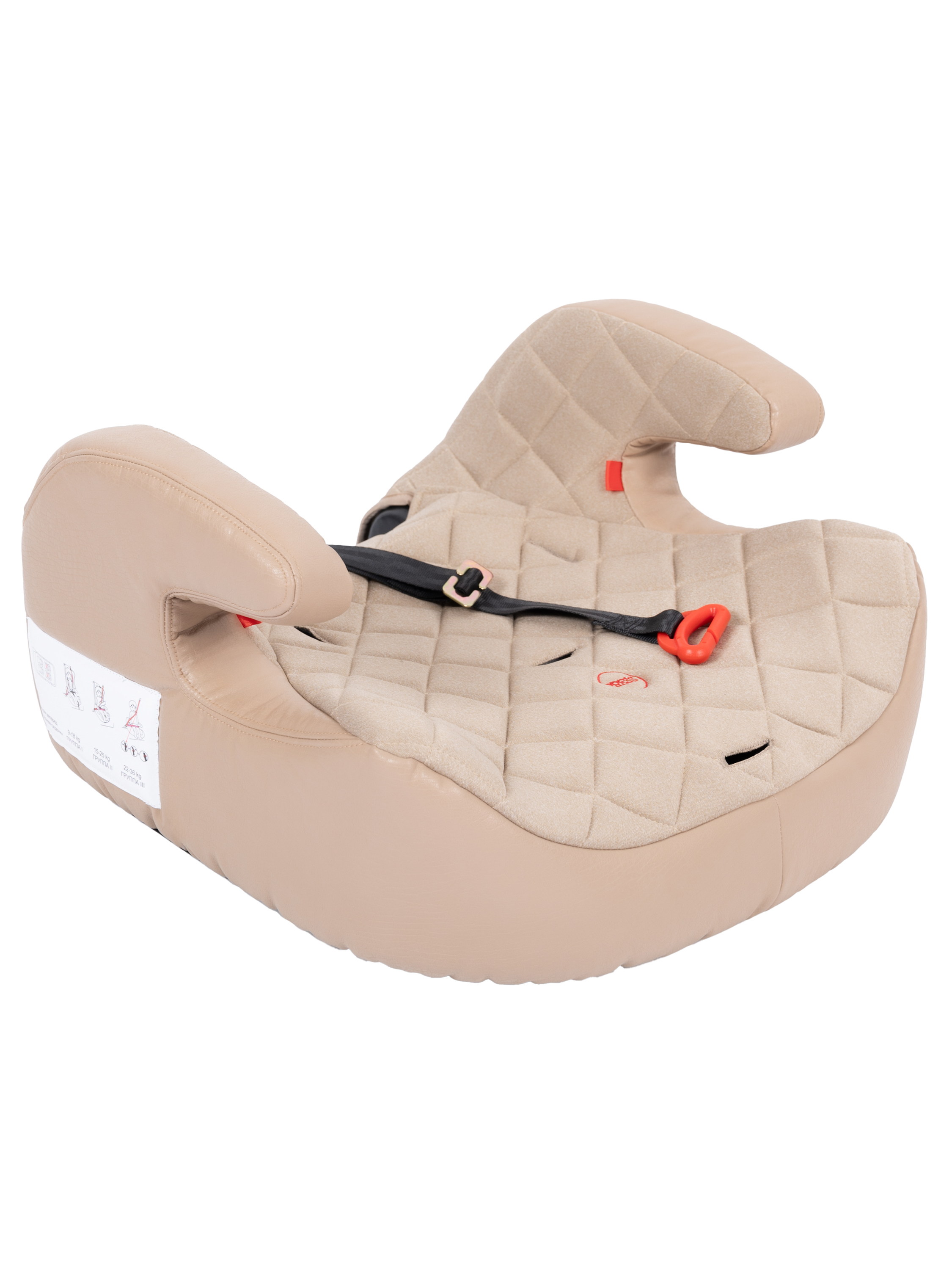 Автокресло Kingbaby Legend 1/2/3 (9-36 кг) бежевый - фото 14