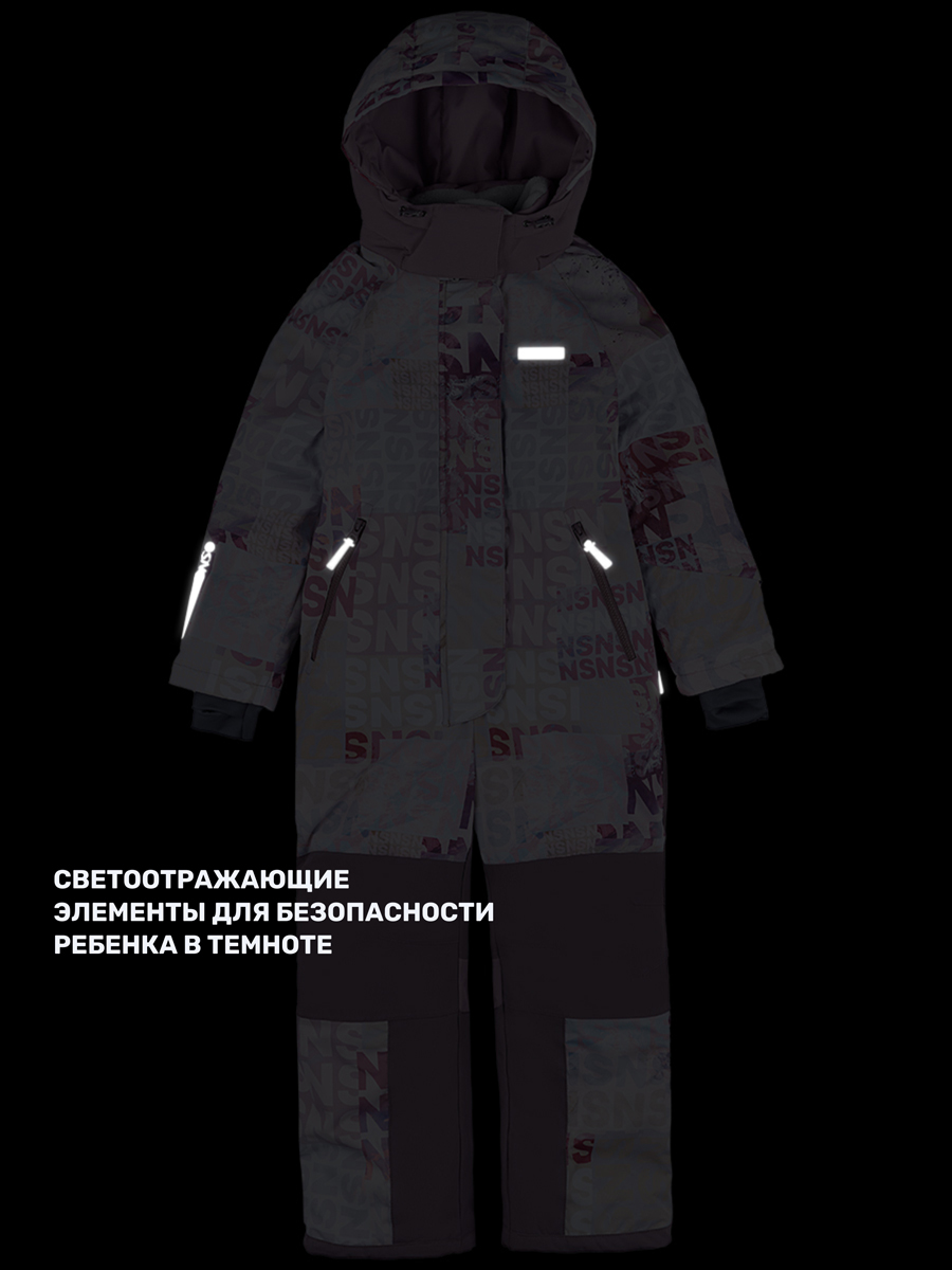 Комбинезон NIKASTYLE 8з2424 бежевый/орхидея - фото 19