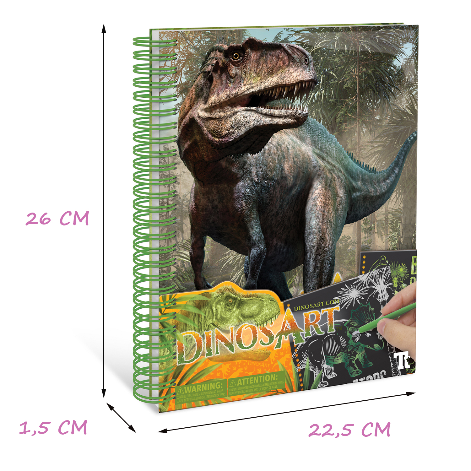 Набор для рисования DinosArt гравюра - фото 4