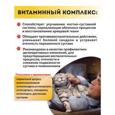 Витаминный комплекс ALTAI ANIMAL для кошек Здоровые суставы крепкие кости